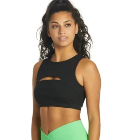 Year of Ours Ribbed Cut Out Bra