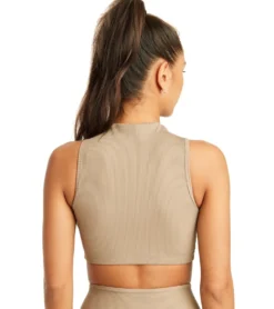 Year of Ours Ribbed Mock Neck Bra