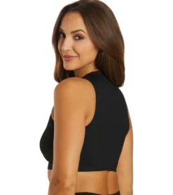 Year of Ours Ribbed Mock Neck Bra