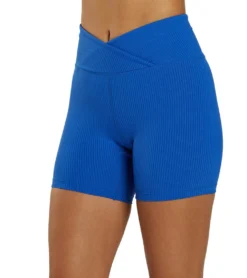 Year of Ours Ribbed V Waist Biker Shorts