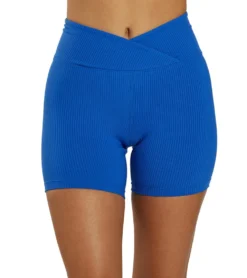 Year of Ours Ribbed V Waist Biker Shorts
