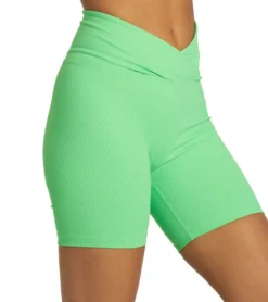 Year of Ours Ribbed V Waist Biker Shorts