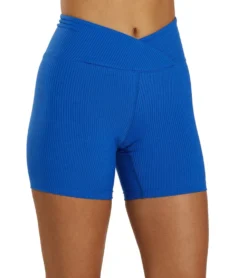 Year of Ours Ribbed V Waist Biker Shorts