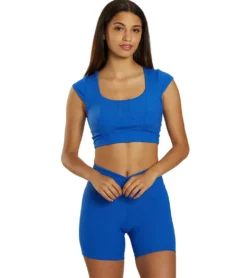 Year of Ours Ribbed V Waist Biker Shorts