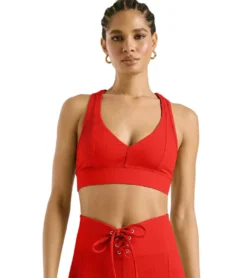 Year of Ours Tess Ribbed V Bra