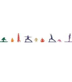 Yoga Joes Series 1: Yoga Joes Rainbow