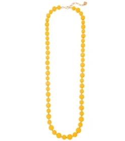 Zenzii Chunky Matte Beaded Long Necklace