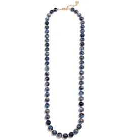 Zenzii Iridescent Beaded Long Necklace